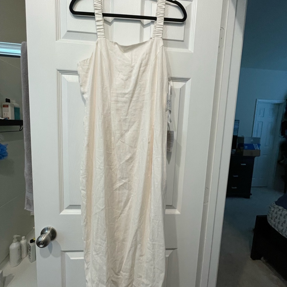 The good journey - Elegant White Sleeveless Dress